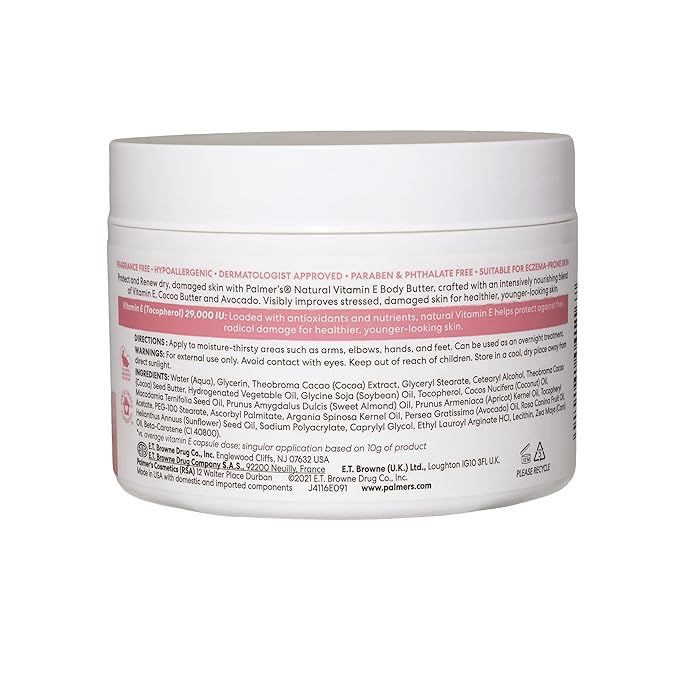 Palmer's Vitamin E Body Butter, 7.25 Ounce (Pack of 2)