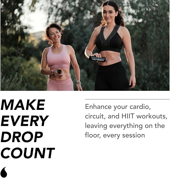 Sweet Sweat Workout Enhancer Roll-On Gel Stick - Makes You Sweat Harder and Faster, Use with Sweet Sweat Waist Trimmer