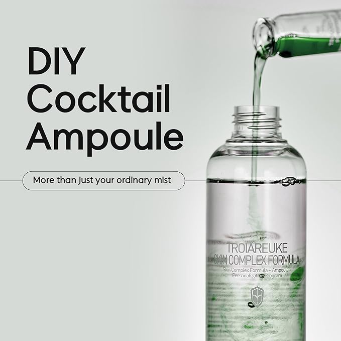 TROIAREUKE H+ Cocktail Ampoule Toner (2.37 Fl. Oz., Green)