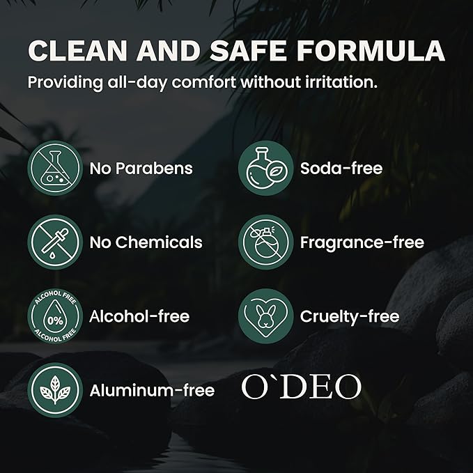 Natural Deodorant for Women - Aluminum & Baking Soda Free - Vegan & Organic - Unscented - 4 oz