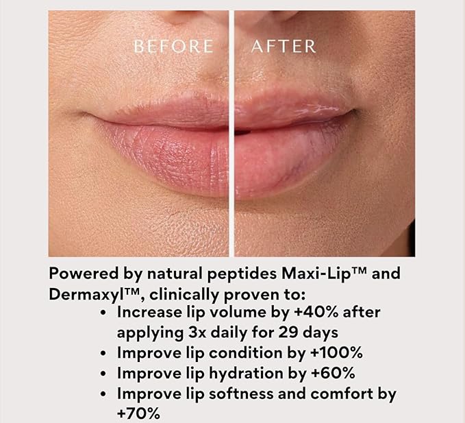 EpicLight Lip Flip Treatment Balm - Lip Balm and Plumper - Peptide Treatment for Lips Volume & Hydration - Plump, Smooth, and Moisturize Lips - Paraben & Sulfate-free, Non-Toxic Makeup