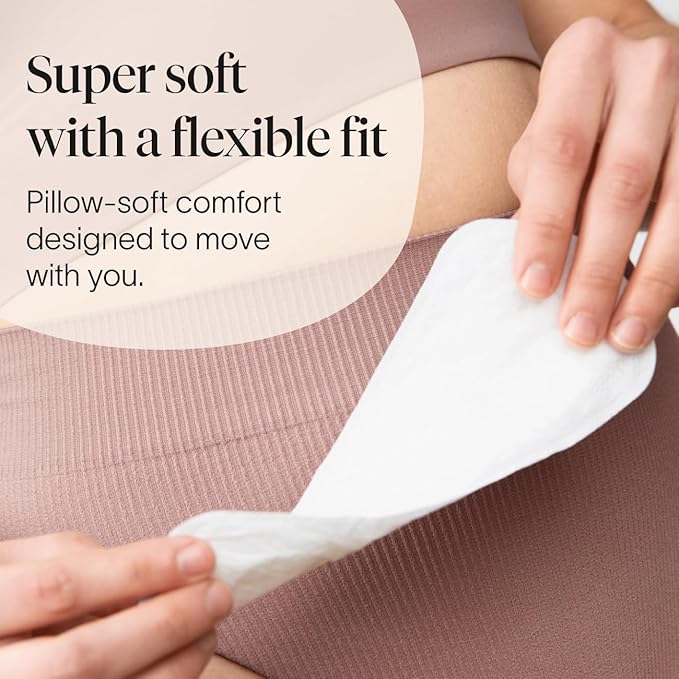 Cora Period Regular Liners | 100% Organic Cotton Topsheet | Unscented, No Wings (72 Liners)