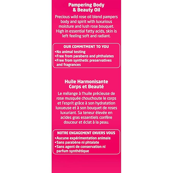 Weleda Wild Rose Body Oil and Deodorant Duo, 3.4 Fluid Ounce (Pack of 2), Plant Rich Skin Pampering Set with Wild Rose Oil