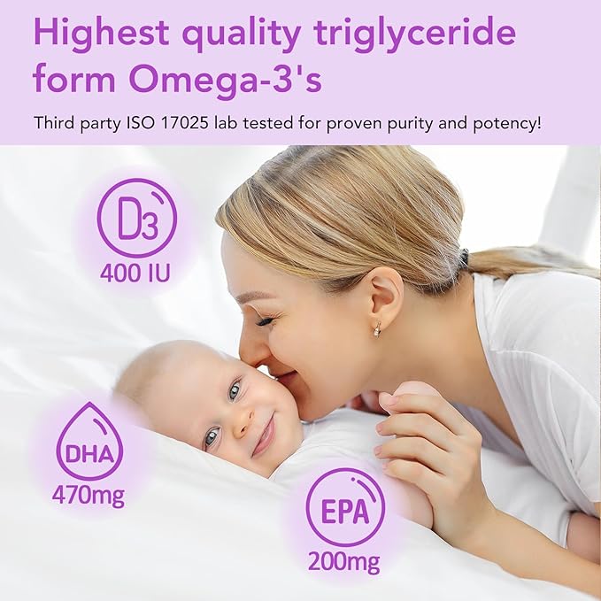 Premom Quantitative Ovulation Test Strips 20LH & Premom Prenatal Vitamin & Premom Fish Oil