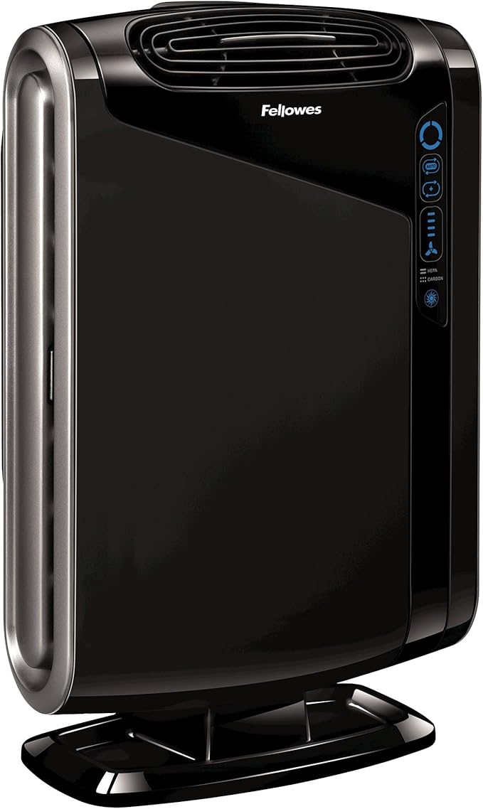 Fellowes AeraMax 290 Air Purifier Mold, Odors, Dust, Smoke, Allergens and Germs with True HEPA Filter and 4-Stage Purification, Large Room 300-600 sq. ft., Black