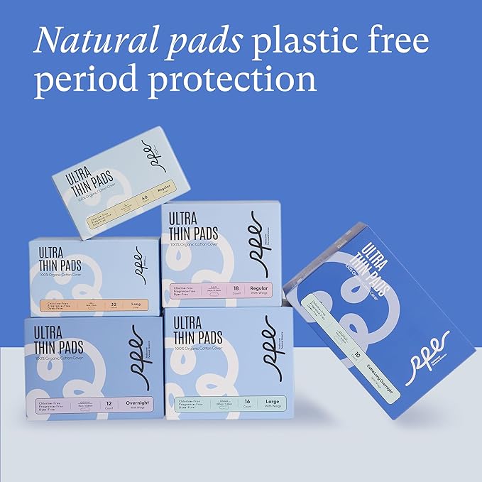 100% Organic Panty Liners for Women-120ct, Ultra Thin Cotton Cover, Regular Pantiliners, Light Absorbency, Unscented Barely There Pantie Liners (Regular Liner, Size 1, 120ct)