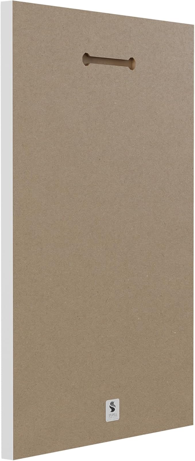 Stupell Industries Beauty Begins Once You Decide to Be Yourself White Marble Typography, Design by Daphne Polselli Wall Art, 13 x 19, Black