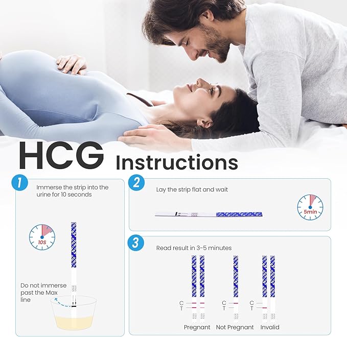 Femometer LH50HCG20+LH50 Ovulation Test Strip