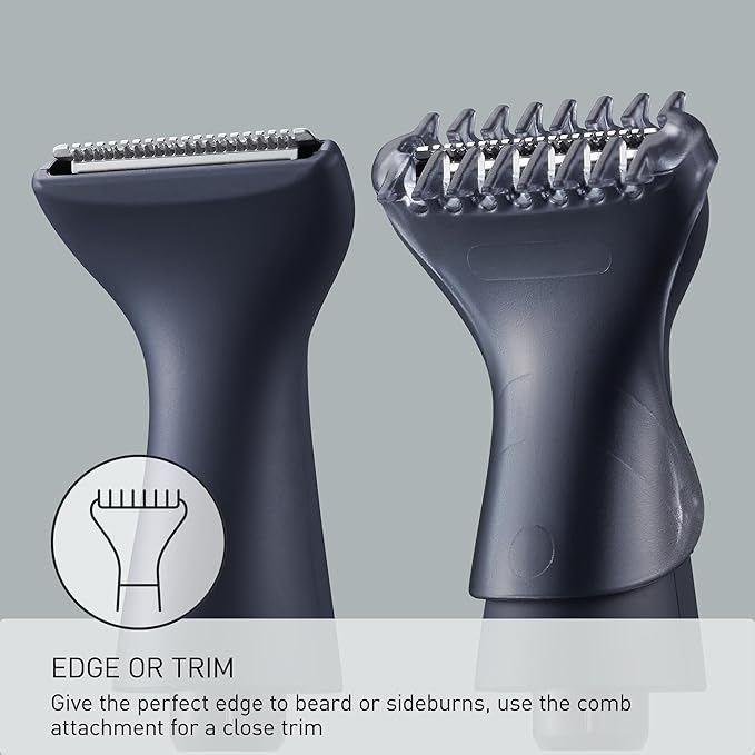 Panasonic MultiShape Facial Detail Shaver Trimmer Set Attachment, Eyebrow & Beard Detail Trimmer, Wet/Dry, Add to MultiShape Grooming System, Easy-Clean Tool - ER-CDT1-A