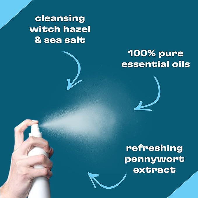 Kobi Natural Foot Deodorant Spray - No More Stinky Kid Feet - Eliminates Foot & Shoe Odor - Kid-Safe Ingredients - Mountain Mint