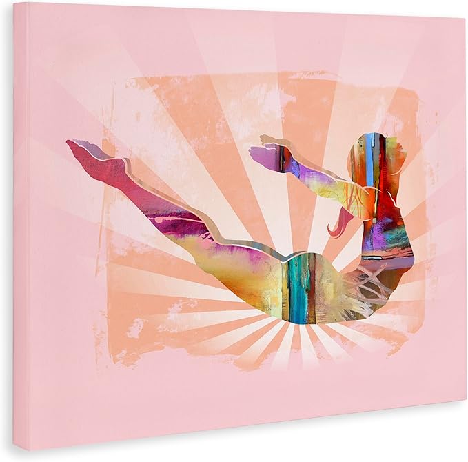 Stupell Industries Abstract Mindfulness Exercise Canvas Wall Art Design by Tim Parker, 30 x 24