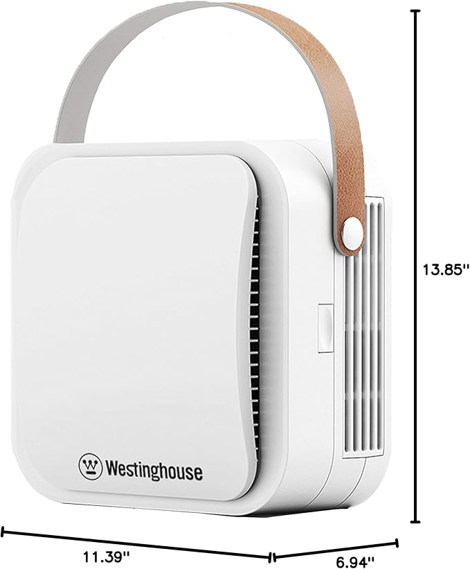 Westinghouse Portable Air Purifier with Patented NCCO 1804 Technology with True HEPA Filter and NCCO Technology - Kills, Disinfects and Removes Bacteria, Viruses, VOCs, Allergens, Dust, Smoke