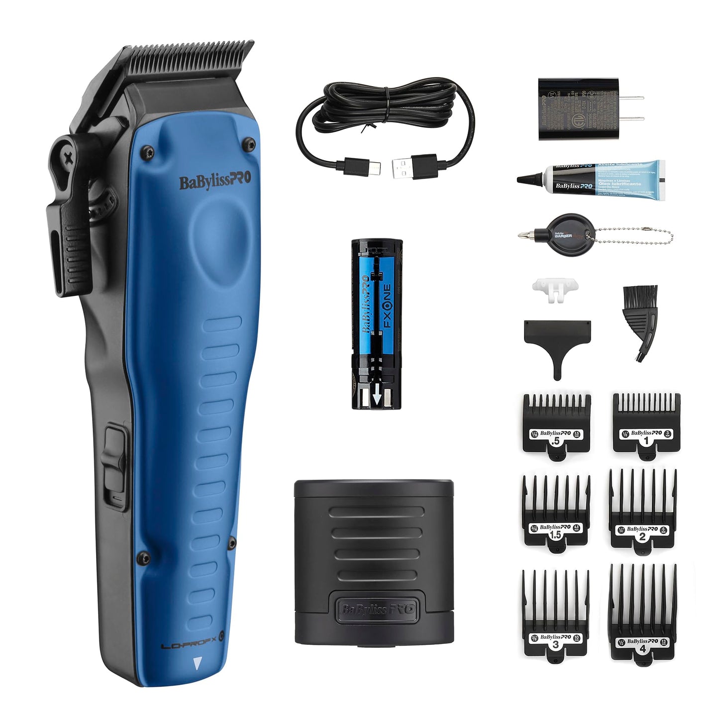 BaBylissPRO® FXONE LO-PROFX Limited Edition Black & Blue Clipper