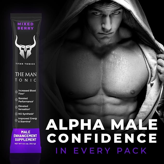 Male Enhancement Supplement – Testosterone Booster for Men with Nitrosigine, L-Citrulline, Horny Goat Weed & Tongkat Ali – for Performance, Enlargement, Libido & Drive (Berry 2-Pack)