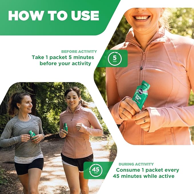GU Energy Original Sports Nutrition Energy Gel, Vegan, Gluten-Free, Kosher, and Dairy-Free On-the-Go Energy for Any Workout, 24-Count, Salted Watermelon