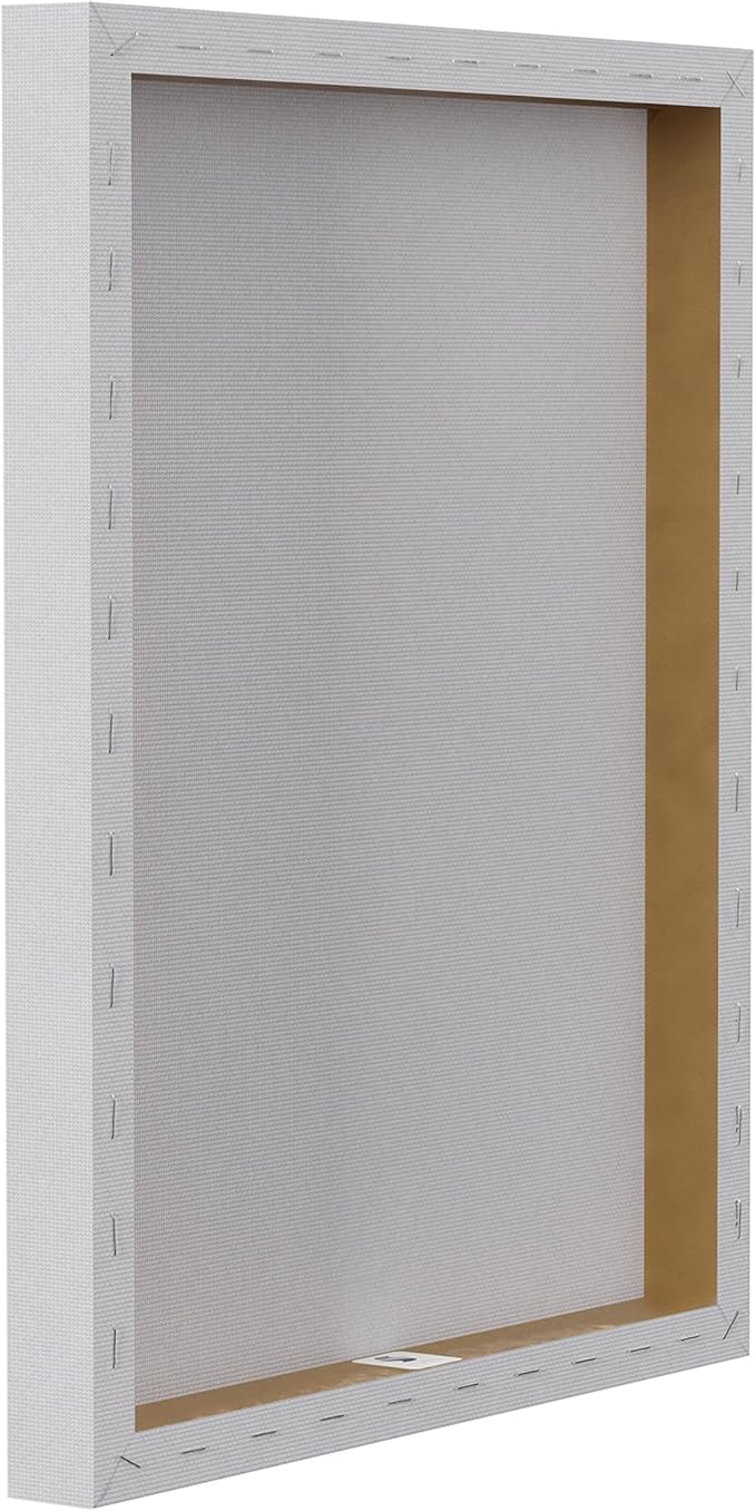 Stupell Industries Beauty Begins Once You Decide to Be Yourself White Marble Typography, Design by Daphne Polselli Wall Art, 30x40, Black