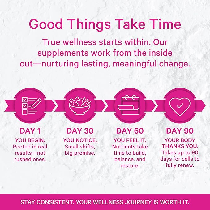 Pink Stork Ashwagandha, Maca Root, and Black Cohosh - Hormone Balance for Women - 9 Clinically-Studied Herbs for Perimenopause and Menopause - Hot Flashes, Mood Swings, Energy, 60 Capsules