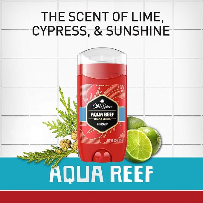 Old Spice Deodorant for Men Pure Sport Scent Red Zone Collection 3 Oz (Pack of 3) Packaging May Vary