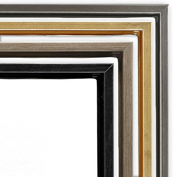 Stupell Industries Abstract Mindfulness Exercise Framed Floater Canvas Wall Art Design by Tim Parker, Black Floater Frame, 31 x 25