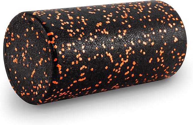 ProsourceFit High Density Foam Rollers 18 - inches Long, Firm Full Body Athletic Massager for Back Stretching, Yoga, Pilates, Post Workout Trigger Point Release, Pink