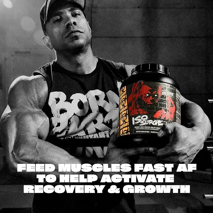 Mutant ISO Surge Whey Protein Isolate Powder Acts Fast to Help Recover, Build Muscle, Bulk and Strength, 1.6 lb (Cookies & Cream)