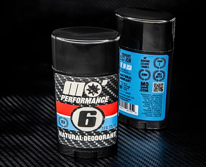 Mo'Handsome Natural Deodorant for Men – Aluminum-Free Odor Protection – Smooth Gliding, Sweat-Resistant, No Artificial Scents