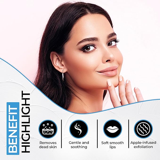 Lip Care Kit – 2-in-1 Lip Scrub and LipBalm Set – Blueberry Lip Exfoliator and Strawberry Lip Balm Hydrating – Complete Set for Gentle Exfoliation and Moisturizing