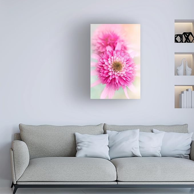 Trademark Fine Art Canvas Wall Art - Jacky Parker 'Summer Spirit' Wall Art for Living Room, Bedroom, or Office Décor 16 x 24 Inches