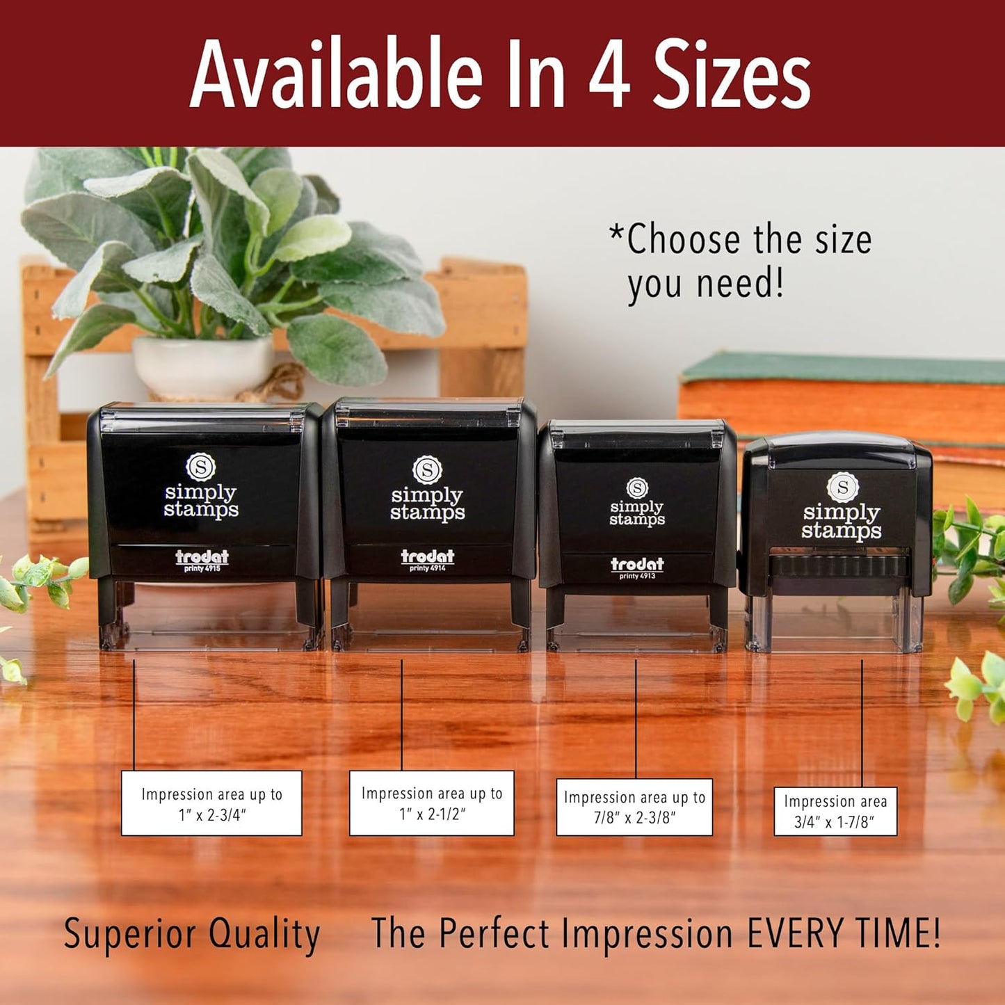 Copy Office Stamp | 4 Different Sizes | 20 Designs | Multiple Color Options | Perfect for Quick Validation of Office Documents (Copy, Large)