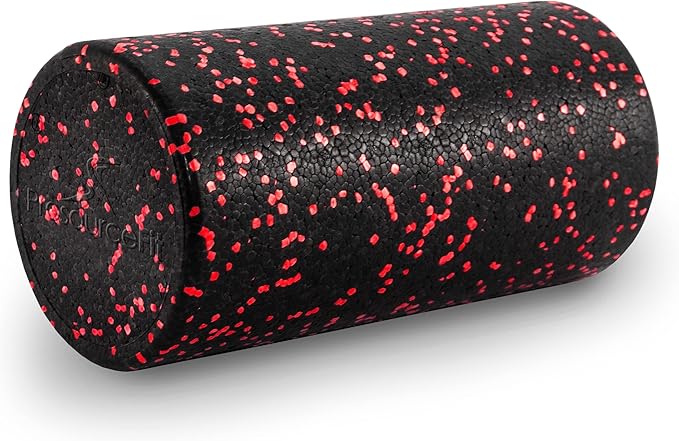 ProsourceFit High Density Foam Rollers 18 - inches Long, Firm Full Body Athletic Massager for Back Stretching, Yoga, Pilates, Post Workout Trigger Point Release, Pink