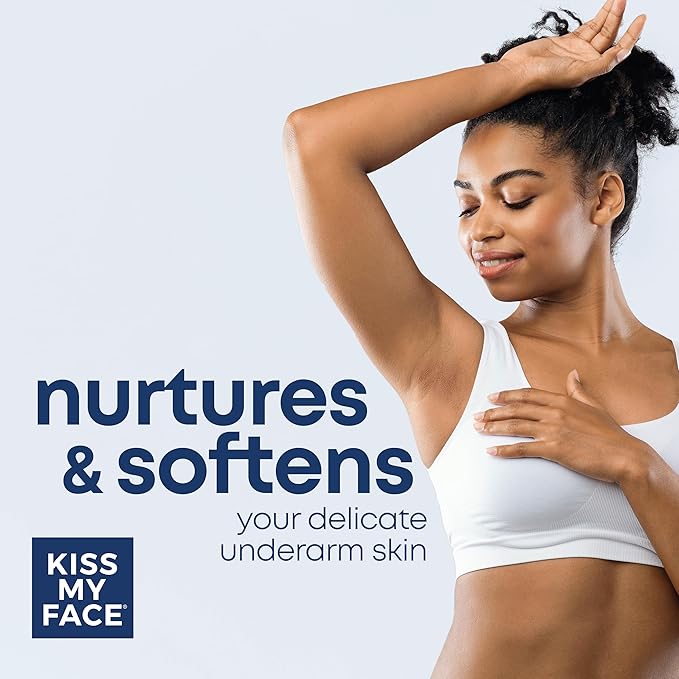 Kiss My Face Active Life Deodorant Contains Naturally Derived Ingredients, 72 Hour Odor Control | Deodorant for Women and Men, Aluminum Free with Coconut Oil and Probiotics, Lavender Scent, 3 pack