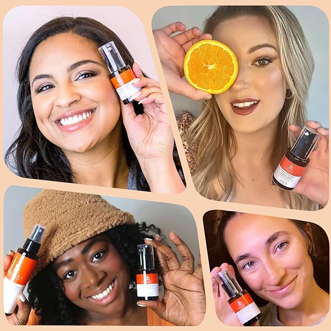 Beauty by Earth Vitamin C Face Cream, Serum and Toner - USA Made with Organic & Natural Ingredients