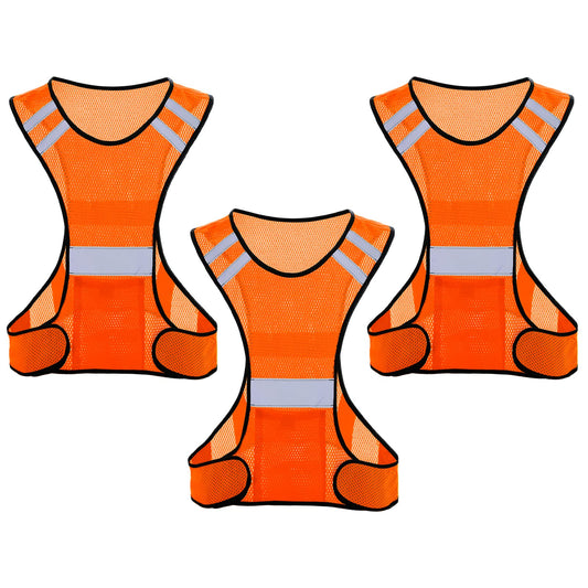 TCCFCCT Reflective Safety Running Vest for Men Women Running Gear for Walking at Night