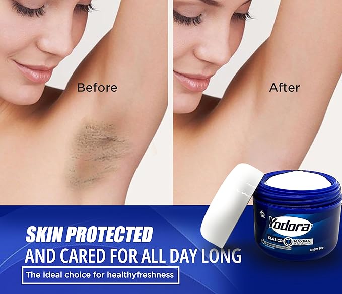 YAHVE- Classic Yodora Deodorant maximum protection. 2.11oz - Desodorante Yodora Maxima Proteccion 60gr - Despensa Colombiana