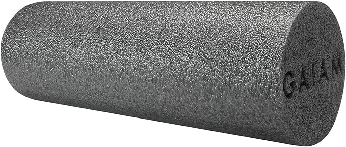 Gaiam Restore Foam Roller for Muscle Massage - Deep Tissue Muscle Massager for Sore Muscles & Stimulation - Total Body Pain Relief, Back, Neck, Foot, Calf, Leg, Arm (18 Inch and 36 Inch)