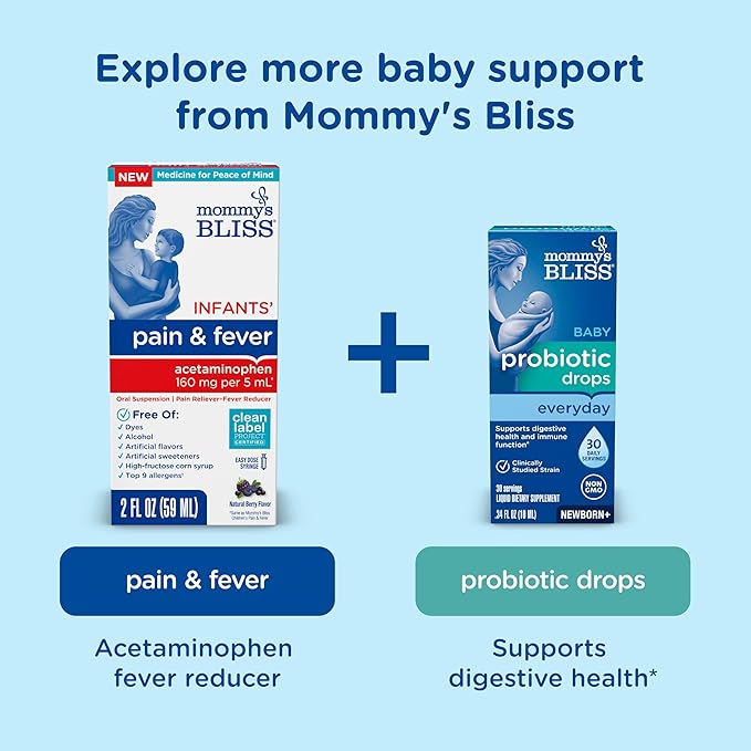 Mommy's Bliss Newborn Essentials Gift Set, Includes Gripe Water, Baby Vitamin D/Gas Drops and Gentle Saline Drops/Spray