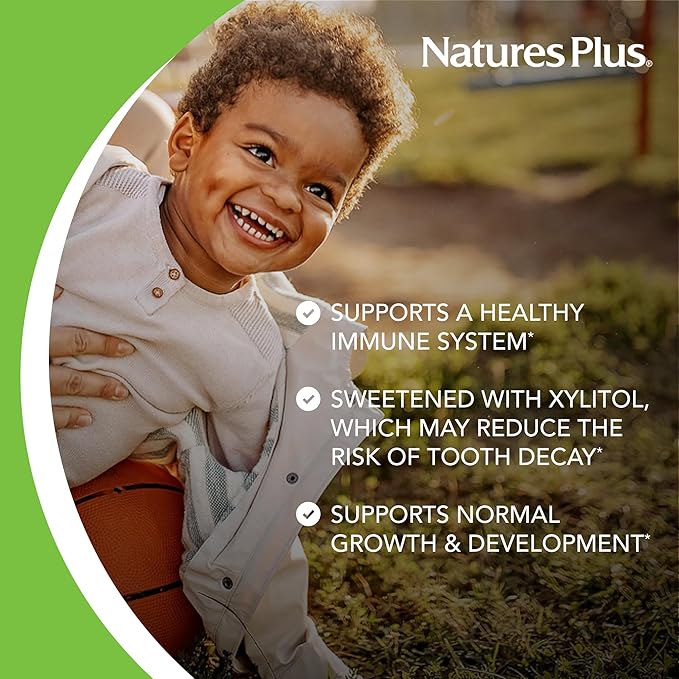 Natures Plus Animal Parade Gold Multivitamin Children’s Chewables - Watermelon Flavor - 120 Animal-Shaped Tablets - Vitamin D3, K2 & Probiotics - Vegan, Gluten Free - 60 Total Servings