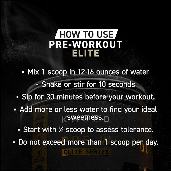 Kaged Pre Workout Powder Pre-Workout Elite for Men & Women, High Stimulant for Energy, Focus, Pumps, L-Citrulline, Beta Alanine, Creatine & 388mg of Organic Caffeine, Strawberry Lemonade
