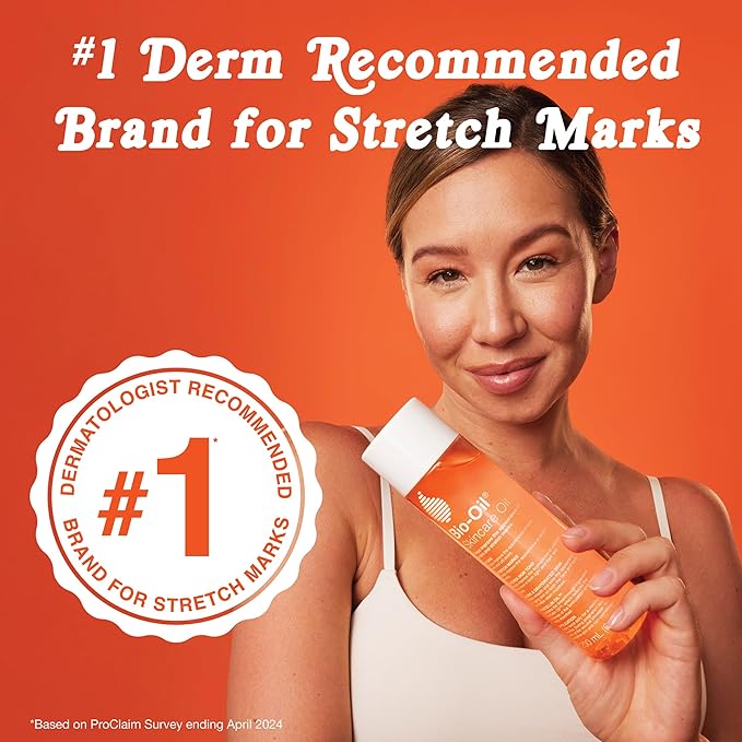 Bio-Oil Skincare Body Oil Bundle, Serum for Scars & Stretch Marks, Face and Body Moisturizer with Vitamin E & A for Sensitive Dry Skin, 4.2 oz and 2 oz Bottles