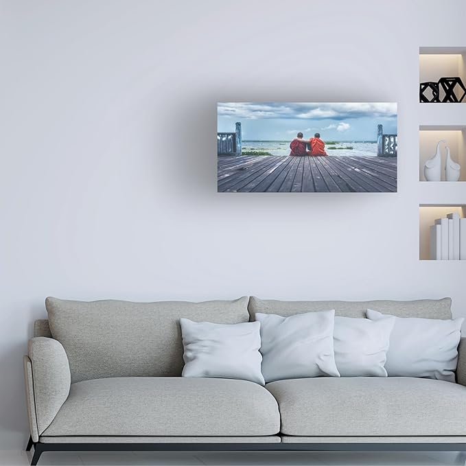 Trademark Fine Art Canvas Wall Art - Roberto Rivera 'Friendship' Wall Art for Living Room, Bedroom, or Office Décor