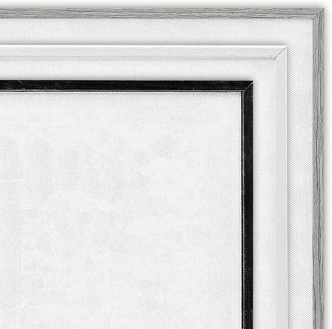 Stupell Industries Abstract Mindfulness Exercise Framed Giclee Wall Art Design by Tim Parker, White Framed, 30 x 24