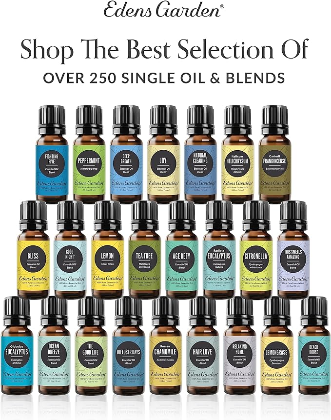 Edens Garden Good Health Essential Oil Blend- 100% Pure Premium Grade, Undiluted, Natural, Therapeutic, Aromatherapy, The Best for Diffusing, Skin, Laundry, Humidifiers 10 ml (.33 fl oz)