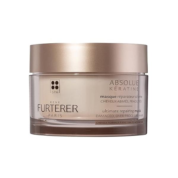 Rene Furterer ABSOLUE KERATINE Ultimate Regenerating Mask - For Damaged, Over-Processed Fine to Medium Hair Repair & Restore
