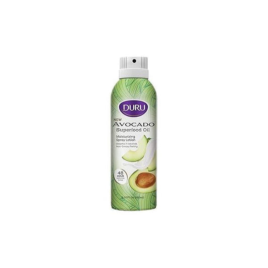 Duru Avocado Moisturizing Spray Lotion - Moisturizer Oil 48 Hour Moisture Body