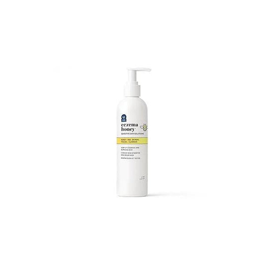 ECZEMA HONEY Oatmeal Facial Cleanser - Natural Eczema Face Wash Prevents Breakouts Daily Gentle for Dry, Itchy, Sensitive, & Irritable Skin (6 Oz)