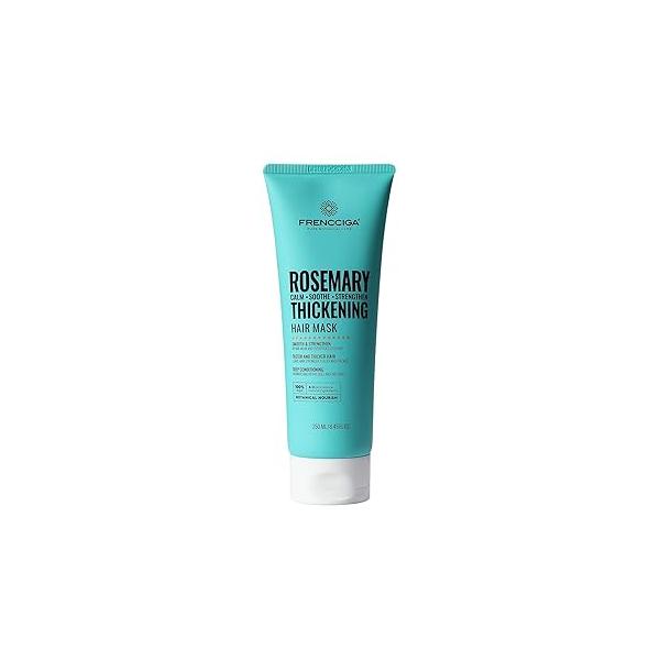 Rosemary Hair Mask, Strengthening Masque, Deeply Nourishing & Dry Damaged Frizzy Hair, Moisturizes, Detangles Adds Shine 8.45 FL.OZ