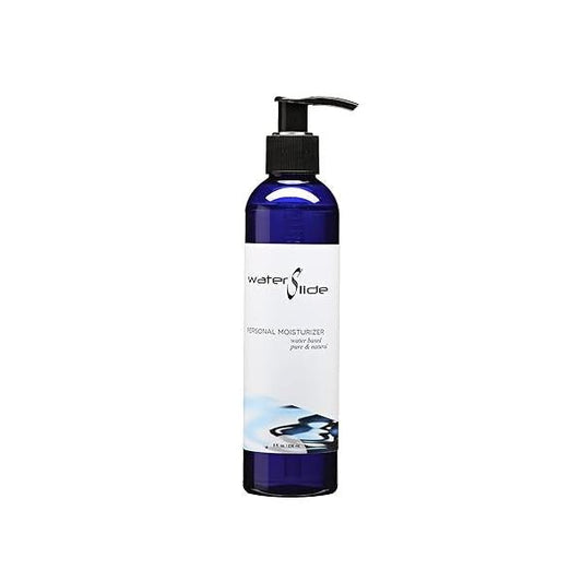 Earthly Body WaterSlide, 8 fl. oz. - Personal Moisturizer 100% Natural, Water-Based Formula Vegan & Cruelty Free